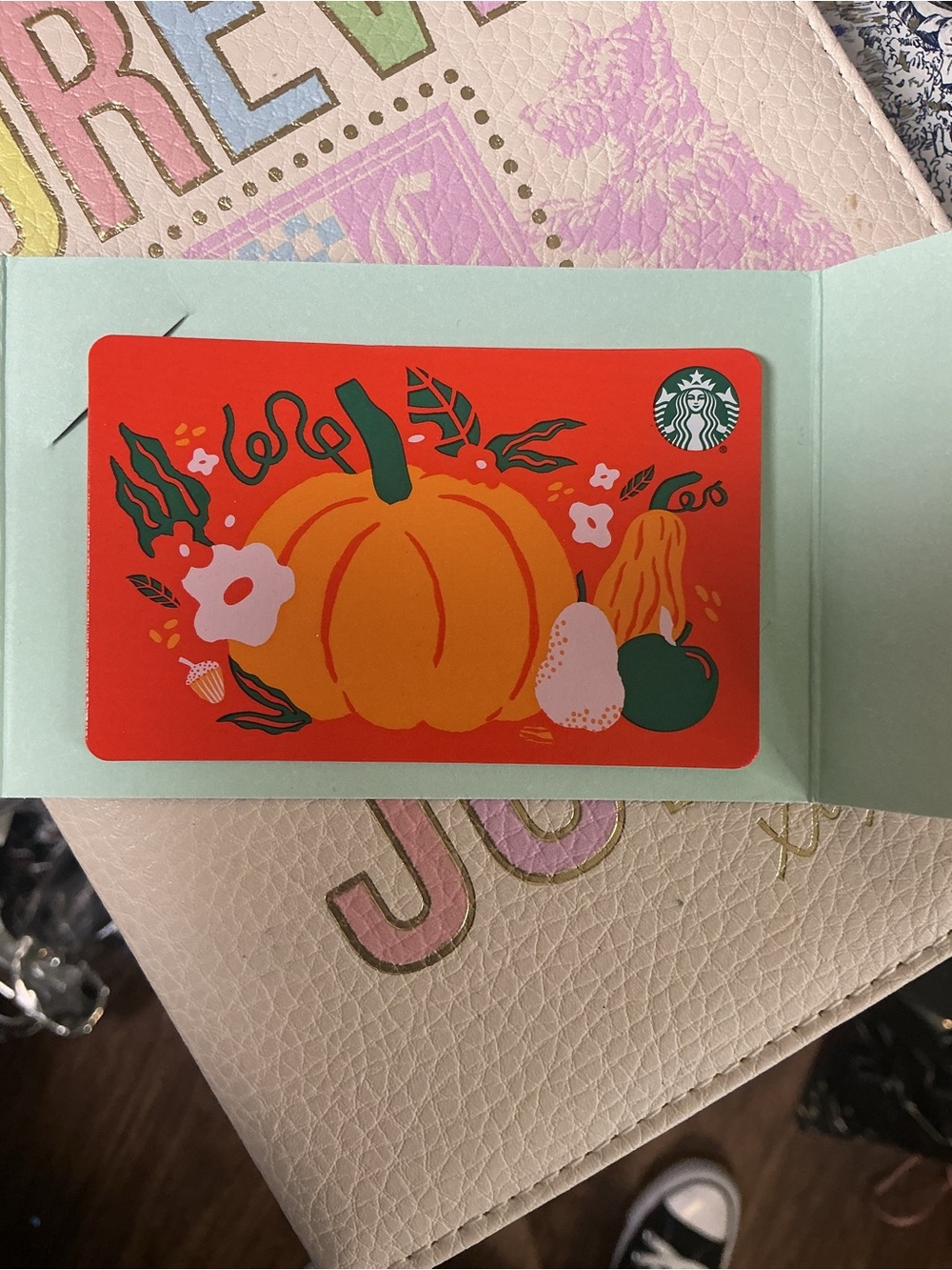 Starbucks Orange Pumpkin Gift Card